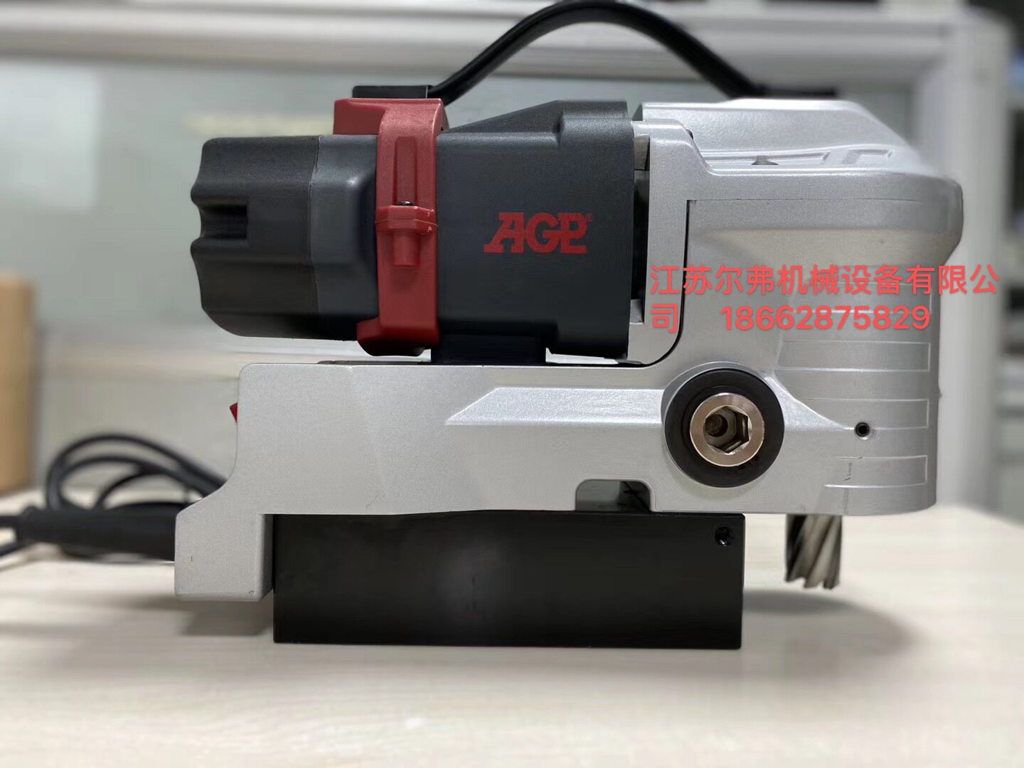 Taiwan AGP Magnetic Drilling Low magnetic seat drilling horizontal hollow drill PMD3530 steel plate drill