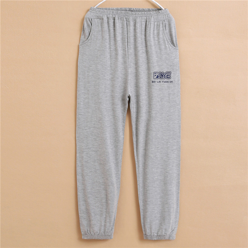 Childrens quần chống muỗi mùa hè cậu bé vừa Mordale sweatpants nữ bé quần quần máy lạnh nhà siêu mỏng