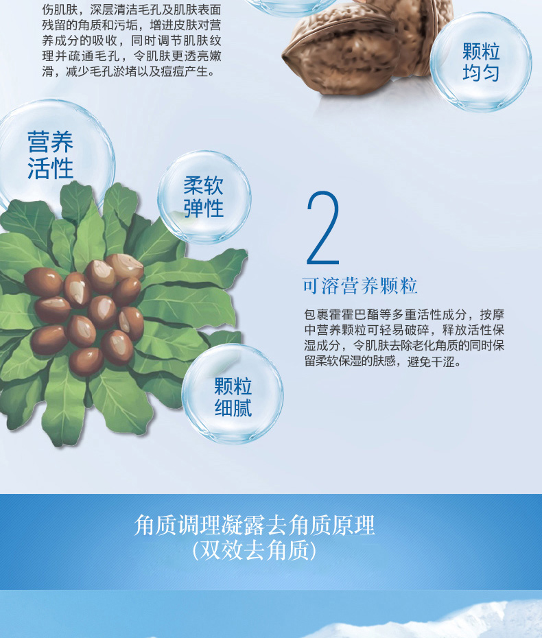 Tự nhiên tẩy tế bào chết điều hòa ngưng tụ mặt trên toàn bộ cơ thể Tẩy tế bào chết thu nhỏ lỗ chân lông nữ kem tẩy da chết