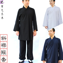  Taoist clothing Taoist vestments middle coats mens Taoist robes Taoist clothes Gongshou Dao Ma Yun the same clothes oblique lapel suit