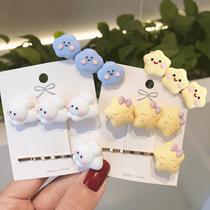 Short Hair Accessories META GAS GIRL CARTOON LIU SEA CLIP CUTE SWEET AND BEAUTIFUL LITTLE WHITE RABBIT WITH CREAM YELLOWLESS HAIR CLIP