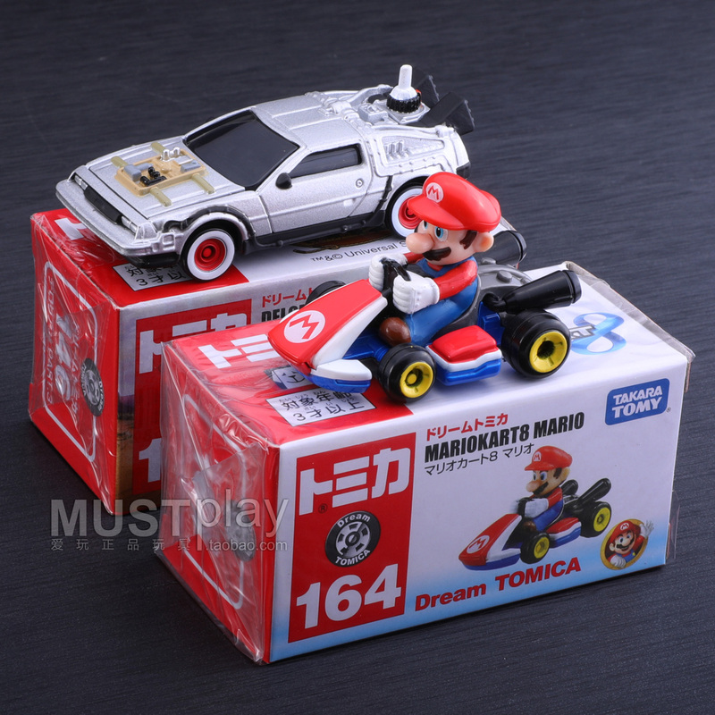 Tomy Tomica No. 164 Super Mario Mario 146 Back to the Future Alloy Car Model Toy Tomy Tomica No. 164 Super Mario Mario 146 Back to the Future Alloy Car Model Toy