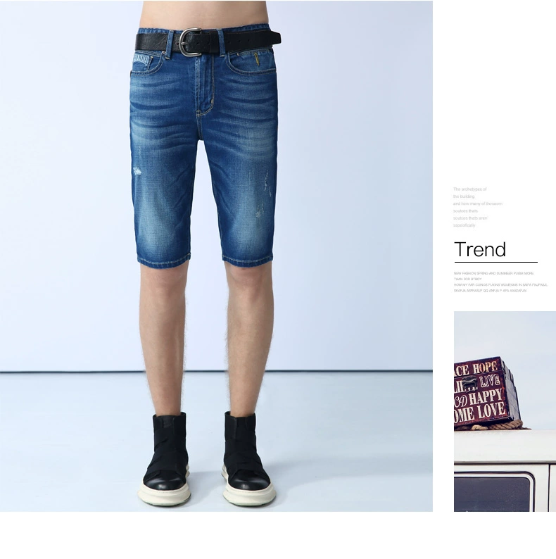 Bóng chày trẻ em mùa hè BTBOY quần short quần năm thanh niên quần thường quần ống quần nam - Quần jean quần jean nam đẹp