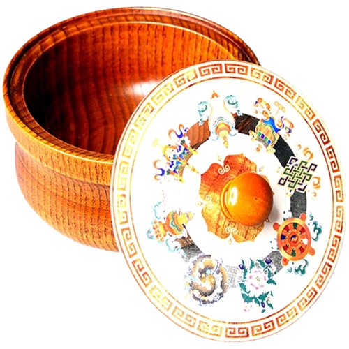 Посуда, большой ретро термос из натурального дерева для гостиной, защита от ожогов