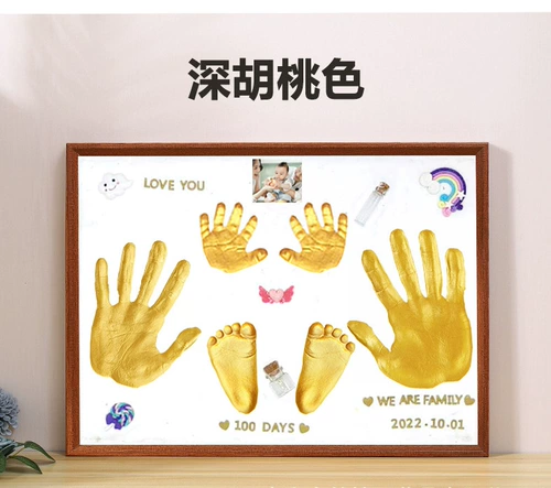 Детские памятные отпечатки рук и ног для хранения пуповины, детская чернильная подушечка