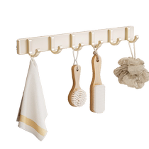 Hook strong load-bearing adhesive no punching bathroom bathroom kitchen bedroom door wall hanging clothes hanger 3306