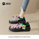 Happy Mary ເກີບກະເປົ໋າຜູ້ຍິງ 2024 Spring New Camping Shoes ເກີບຍ່າງປ່າ ເກີບຜ້າໃບໜາ