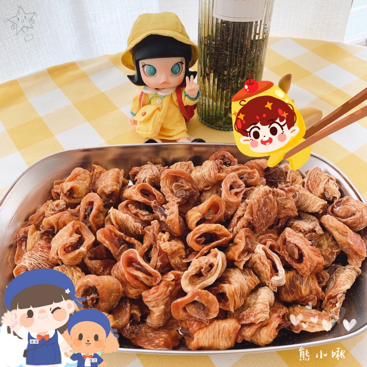 Bear Xiaop Homemade Chicken Wound Chicken Gizzard 60g Spleen Stomach Grindle Pet Dog Dog Grilled with Tooth Stomachs Snacks Poofy poochs