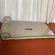  Sponge mat detachable large dog bed Teddy dog cat sleeping dog mat New thin mat double-sided anti-scratch