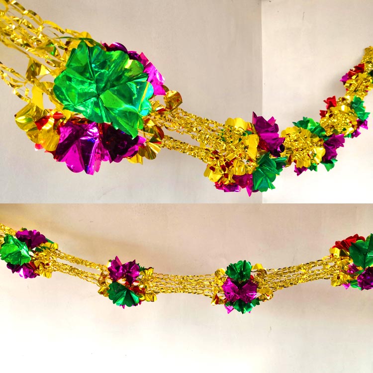 New Year's Day venues on New Year's Eve to arrange a LaFlower Ball Decorations New House Laflower Christmas Decorations Rahua Round Chain Laspend