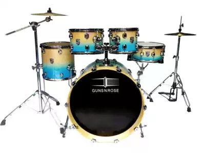 Gun flower musical instrument drum set Jazz drum Silk Road series North American Maple matte paint drum