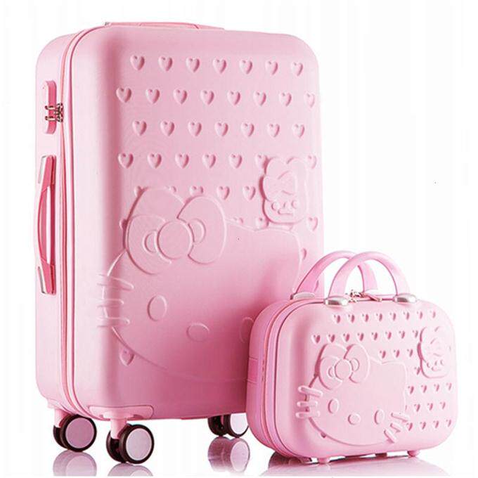 Net red suitcase female student Korean version of the password box cute luggage large capacity travel trolley case 20 inches 24 boxes