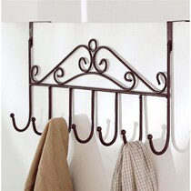 Door rear hanger free of nail door hanging hanger towel rack door back type Rack Without Mark Rack Wall-mounted Hanger