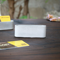 Cement business storage large-capacity business card box desktop personality creative concrete business card holder exhibition card box