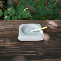 Creative retro cement concrete ashtray home dining room small ornaments living room coffee table B & B hotel ashtray