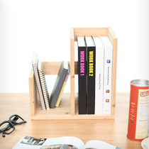 Desktop bookshelf storage rack simple finishing rack desktop creative students multi-functional solid wood bookshelf