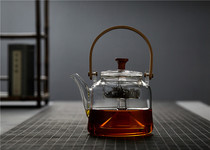 Creative thickened high temperature resistant household lifting beam glass teapot Kettle tea filter tea maker cooking teapot