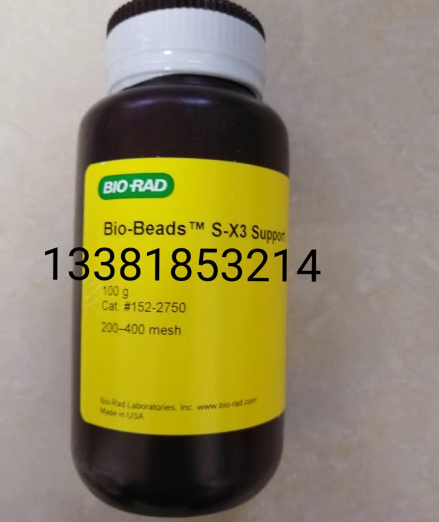 Bio-Beads S-X3聚苯乙烯凝膠填料1522750 Bio-Rad伯樂152-2750