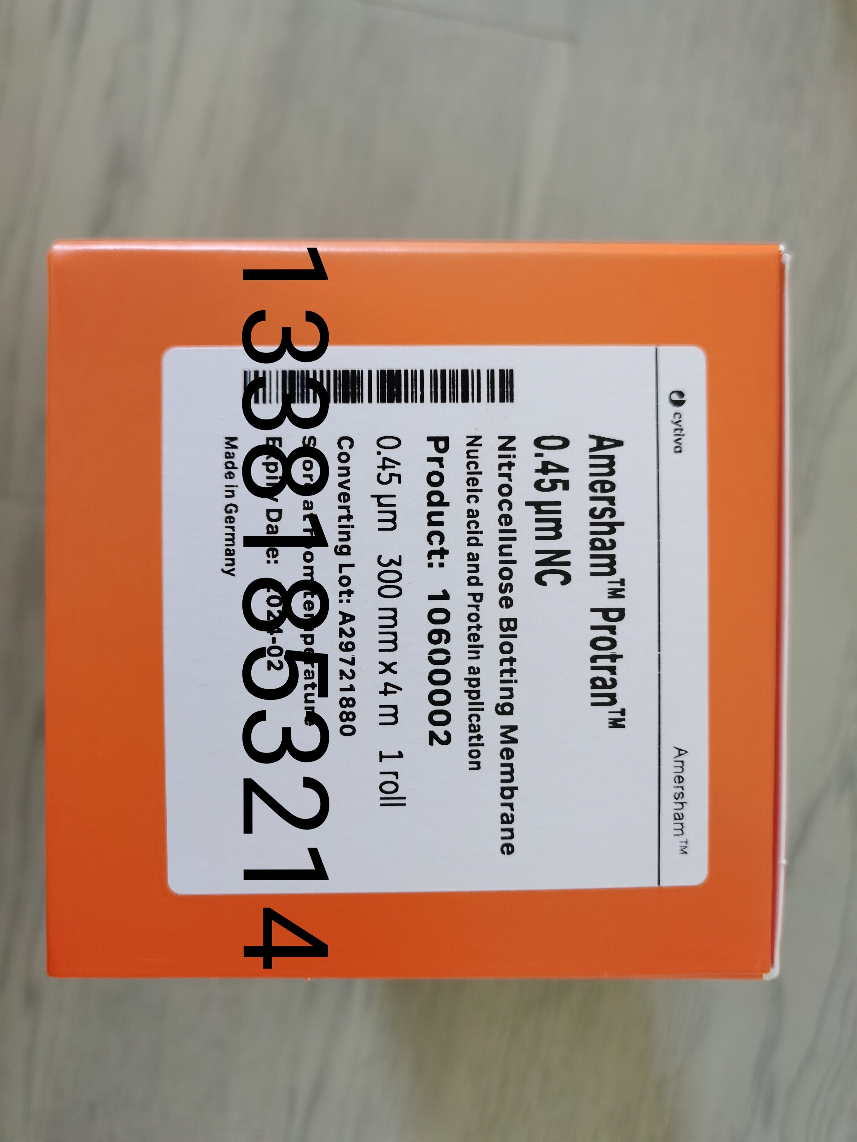 Cytiva思拓凡Protran 0.45um硝酸纤维素转印膜300MM*4M 10600002