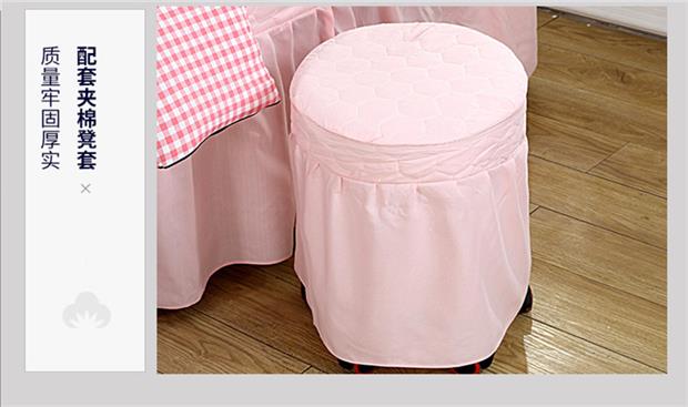 phong cách kiểu khăn trải giường thêu Anh bông rửa denim vá mỹ phẩm cộng với một quan điểm thêu thêu - Trang bị tấm ga phủ giường spa