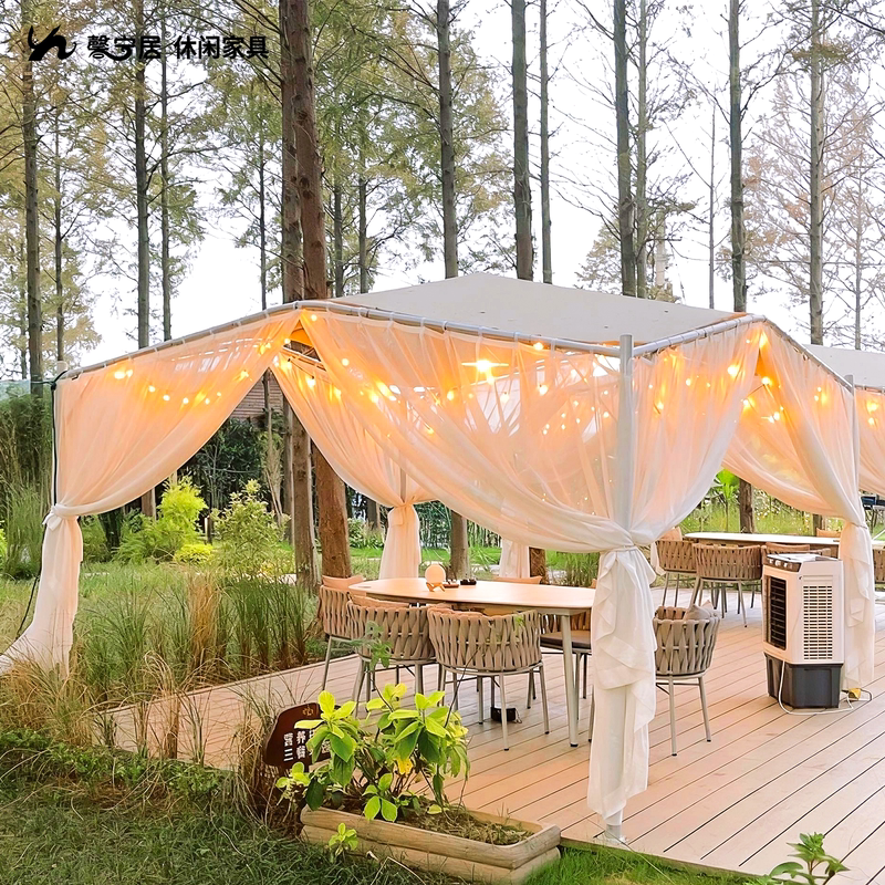 Outdoor Sun Shelter, Awning, Waterproof Camping Tent, B&B, Hotel, Scenic Area, Open-Air Carport, Decorative Parasol