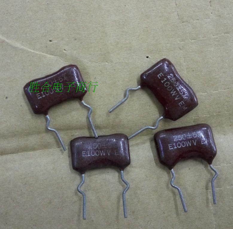 Mica capacitor 100V250P 251250P original imported silver mica capacitive foot distance 12mm-Taobao