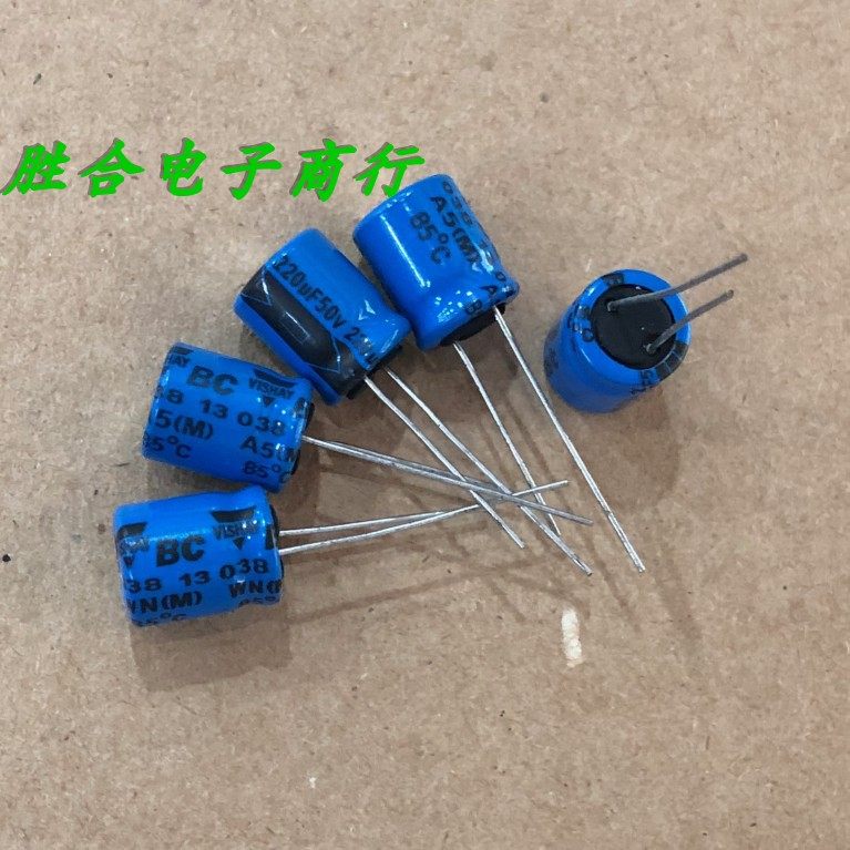 BC capacitor 50V220UF original new VISHAY Philips 220UF 50V fever electrolytic capacitor