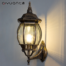 Creative outdoor waterproof pumpkin wall lamp retro Garden aisle balcony Dew lamp outdoor lamp garden lamp large