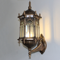 European waterproof retro industrial outdoor wall lamp garden lamp outdoor balcony corridor lamp door lamp large