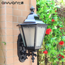 European-style LED waterproof outdoor wall lamp Courtyard lamp Balcony terrace lamp Villa door wall lamp Aluminum king-size