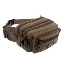 Sell goods change wallet business fanny pack Mens canvas Oxford cloth wear-resistant multi-functional practical fanny pack for business to collect money
