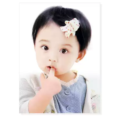 New big-eyed doll poster beautiful female baby wall painting baby photo decoration hanging painting pregnant woman prenatal stickers