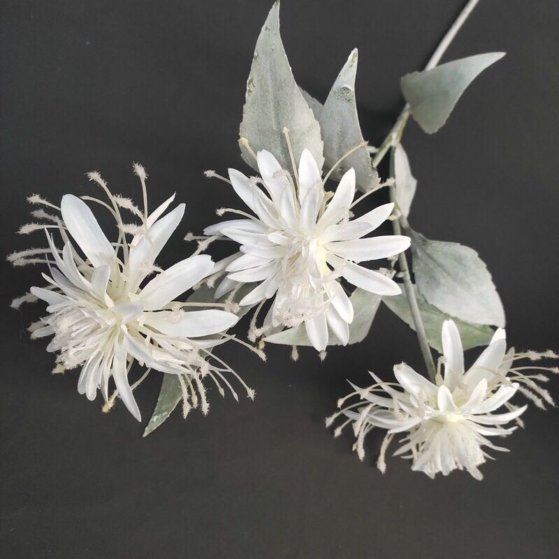 Needle Mat Chamomile Chamomile Emulation Flower Wedding Decoration Inserted Platoon Flower Matching Fake Silk Flower Wedding Hall Placement View Road Leading Background Wall