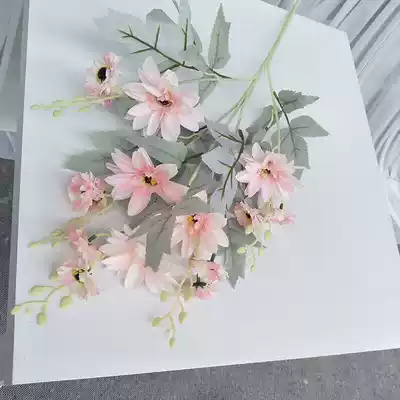 European New Dahlia simulation home wedding road introduction decoration fake flower floral headdress