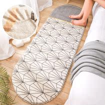 Lamb cashmere bed mat blanket non-slip absorbent bedside carpet bedroom ins Wind girl home living room