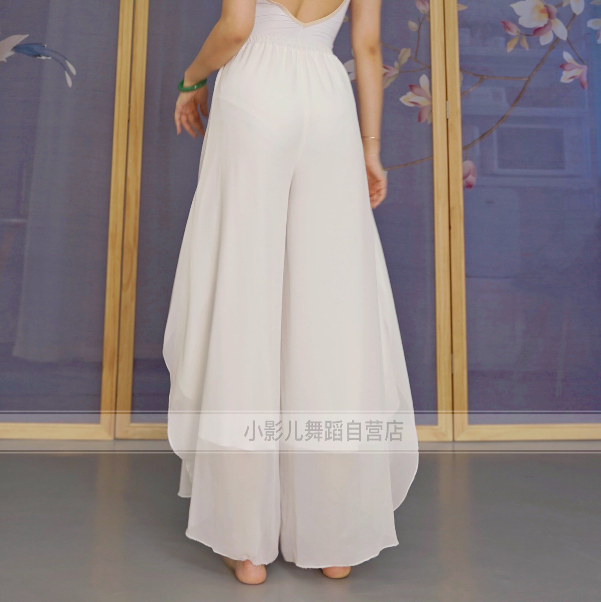 (Xiaoyinger dance self-operated store) Xiaoyinger's same style of exercise pants look thin and versatile wide-leg pants