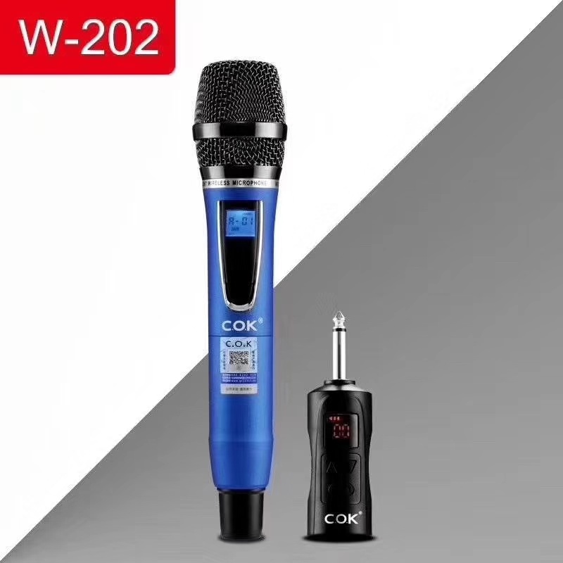 C O K (supporting sound card) wireless moving coil microphone W202 w212 COK handheld microphone