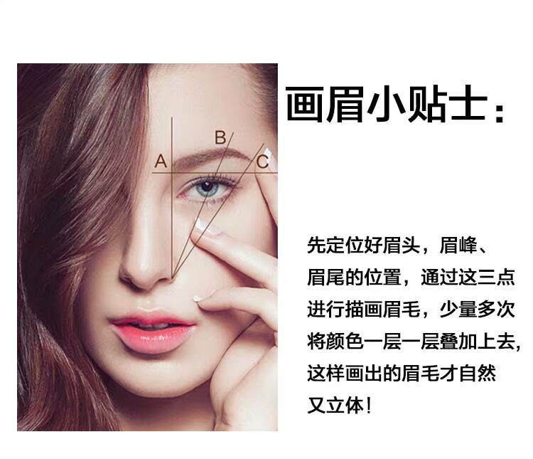 Phấn đệm không khí bột lông mày hai màu nhuộm kem lông mày không thấm nước và mồ hôi kéo dài không đánh dấu không làm nhòe từ người mới bắt đầu bút chì lông mày bút chì kẻ mày