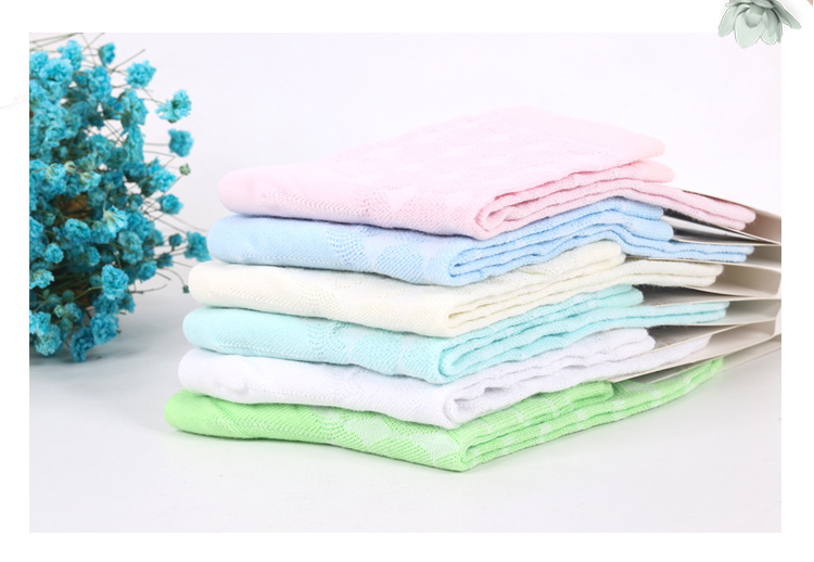 Langsha vớ nữ mùa hè mỏng trong vớ vớ cotton màu rắn lưới cotton thoáng khí vớ nữ mùa hè - Vớ bông tất vớ nữ