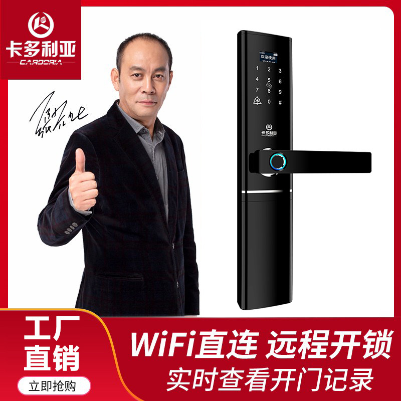 Cedolia smart fingerprint lock household anti-theft door silent electronic lock code lock lock door lock bag installation