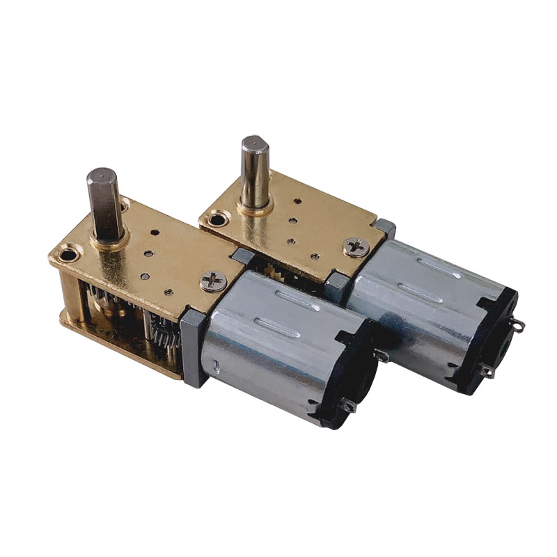 N20 geared motor horizontal worm micro DC motor self-locking function gear motor 3V6V12V