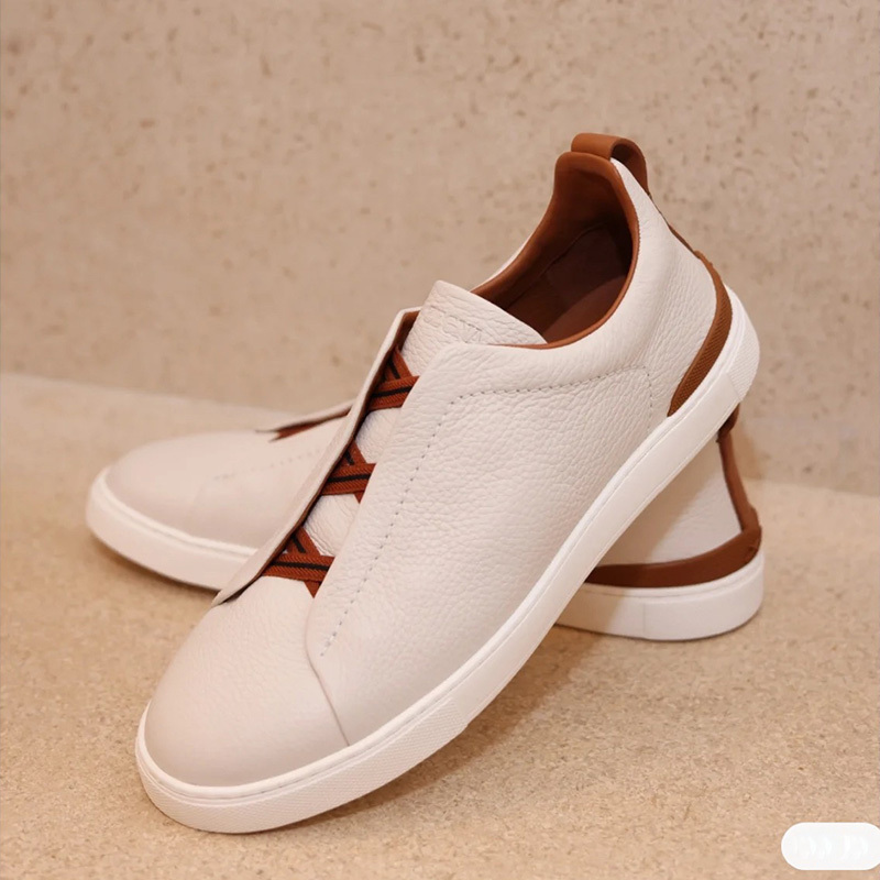 2026 New Genuine Leather Round-Toe Flat Men's Business Casual Shoes Lightweight Slip-On Fashion Sneakers Large Size 47 2026 New Genuine Leather Round-Toe Flat Men's Business Casual Shoes Lightweight Slip-On Fashion Sneakers Large Size 47