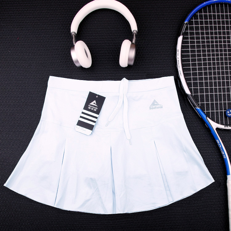 Sports quick-drying skirt Half split badminton women's short skirt Fitness summer leisure fashion marathon running skirt