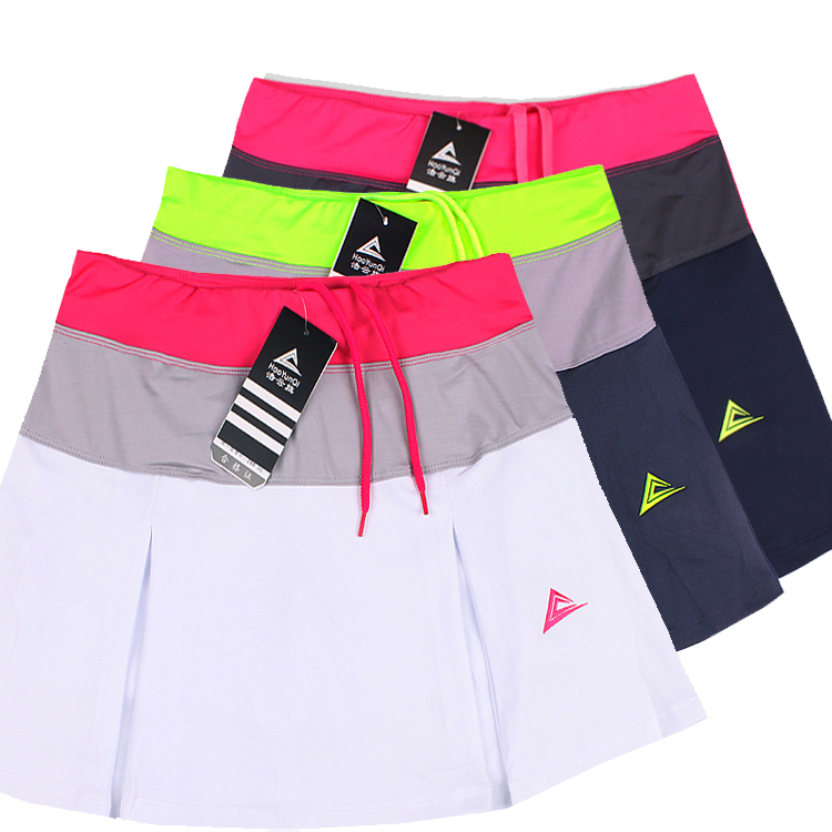 Casual Sports Running Short Skirts Badminton Tennis Skirts Sport Short Skirts Pants Collage 100 Pleats Spring Summer Speed Dry Women