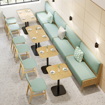 Qingxin West Restaurant Restaurant Bar Wall Cardseat Sofa Coffee Shop Dessert Combination