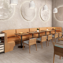 Thematic Restaurant Restaurant Restaurant Bar Clear Bar by wall card commercial café milk tea shop sofa table and chair combination