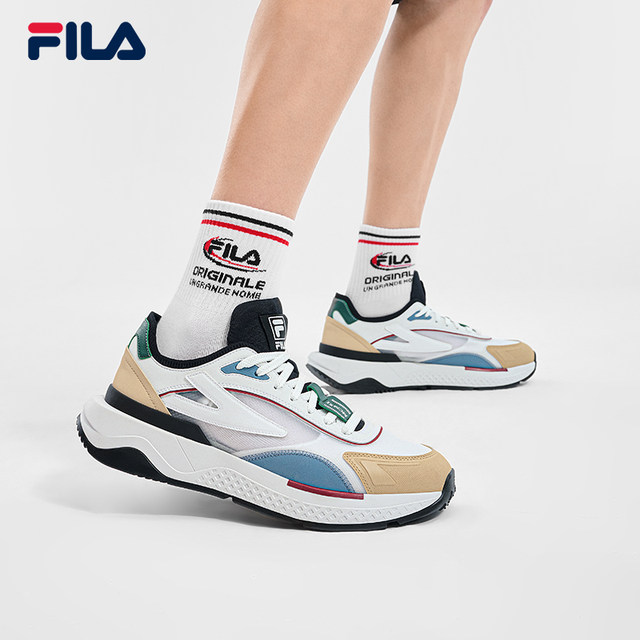 ເກີບຜູ້ຊາຍ FILA ດຽວກັນຂອງ Zhang Yixing pioneer dad shoes 2024 summer new thick-soled sports and casual shoes