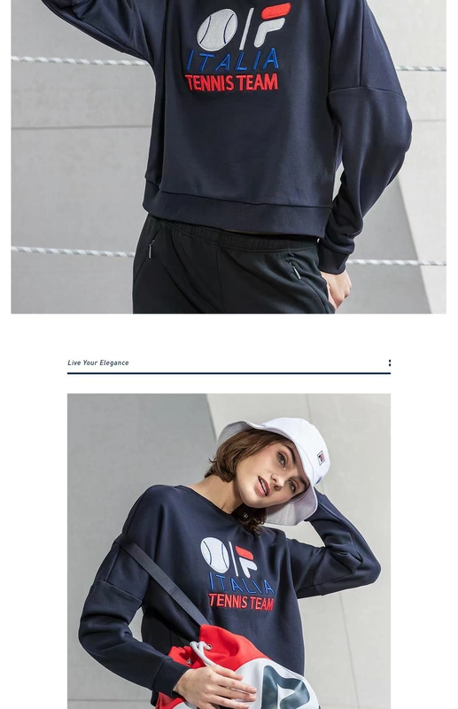 Áo len nữ chính thức của FILA Fila 2019 xuân mới - Thể thao lông cừu / jumper