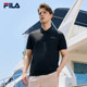 FILA 옷깃 반팔 폴로 셔츠 남성용 2024 여름 신작 통기성 캐주얼 통근 스포츠 티셔츠 탑
