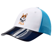 FILA KIDS FILA childrens baseball cap 2024 summer new style boys cool casual sun protection peaked cap